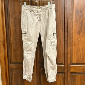 Eileen Fisher, joggers, khaki, extra small